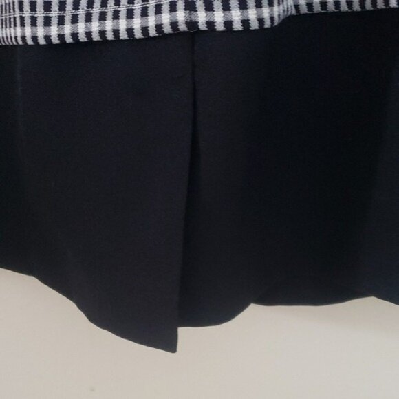 Vintage 90s Lisa Jo Plaid Layered Short Sleeve Dress Size 11/12 Academia Office - Picture 10 of 10